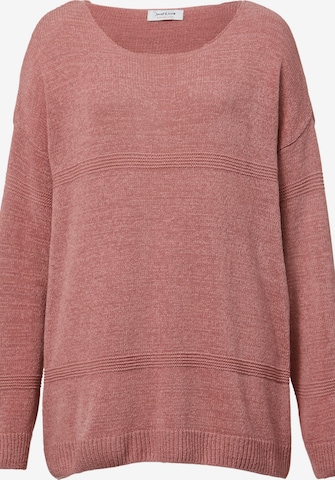 Janet & Joyce Sweater in Pink: front