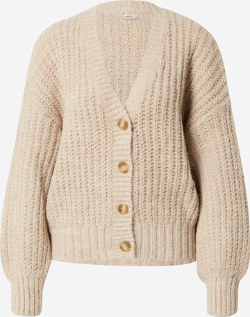 Pimkie Knit Cardigan in Brown: front