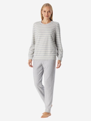 SCHIESSER Pyjama 'Casual Essentials'‌‌‌‌‌‌ in Grau