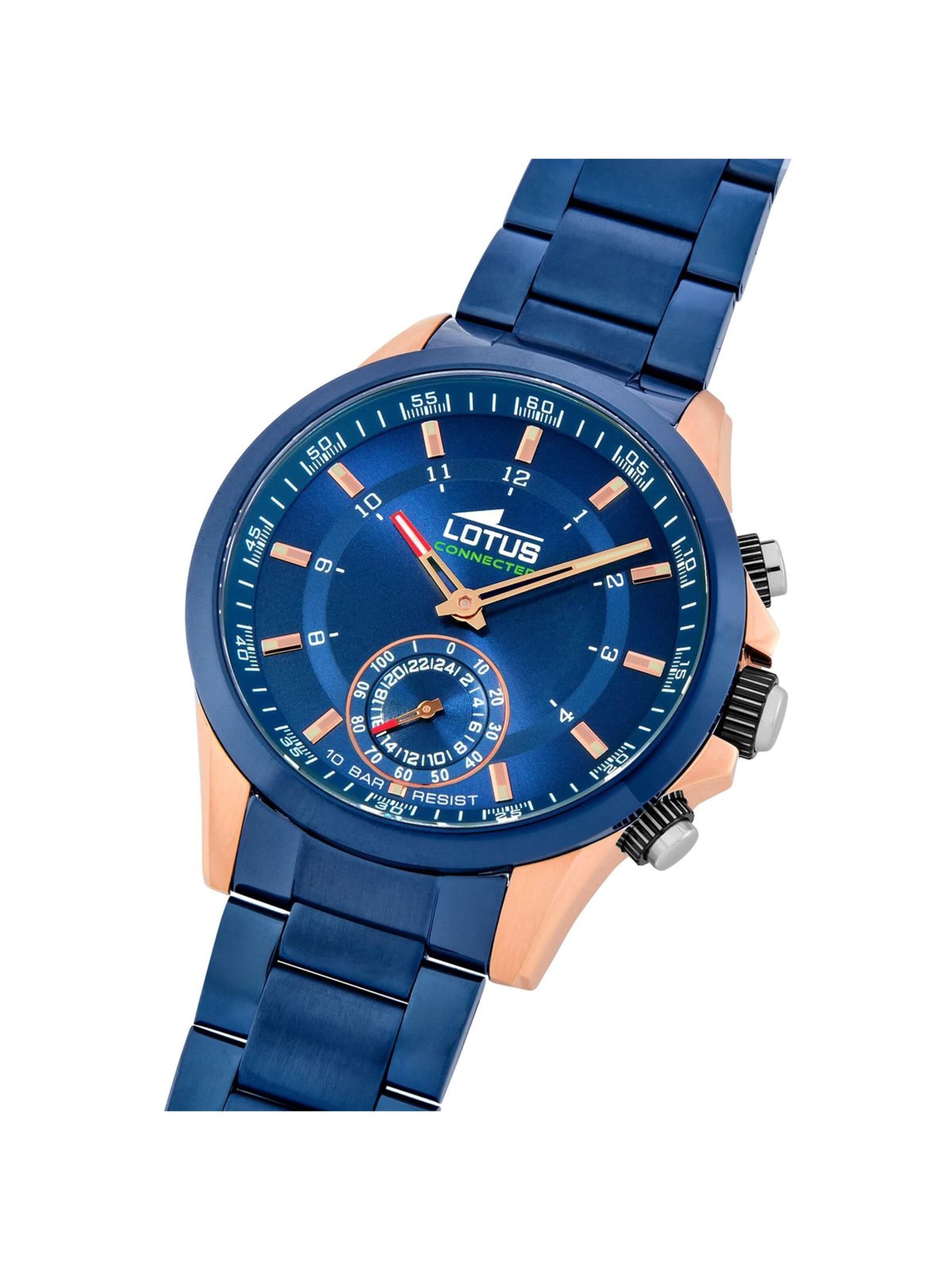 Lotus Analoog horloge in Blauw