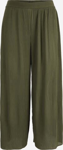 ABOUT YOU Wide leg Broek 'Nicky' in Groen: voorkant