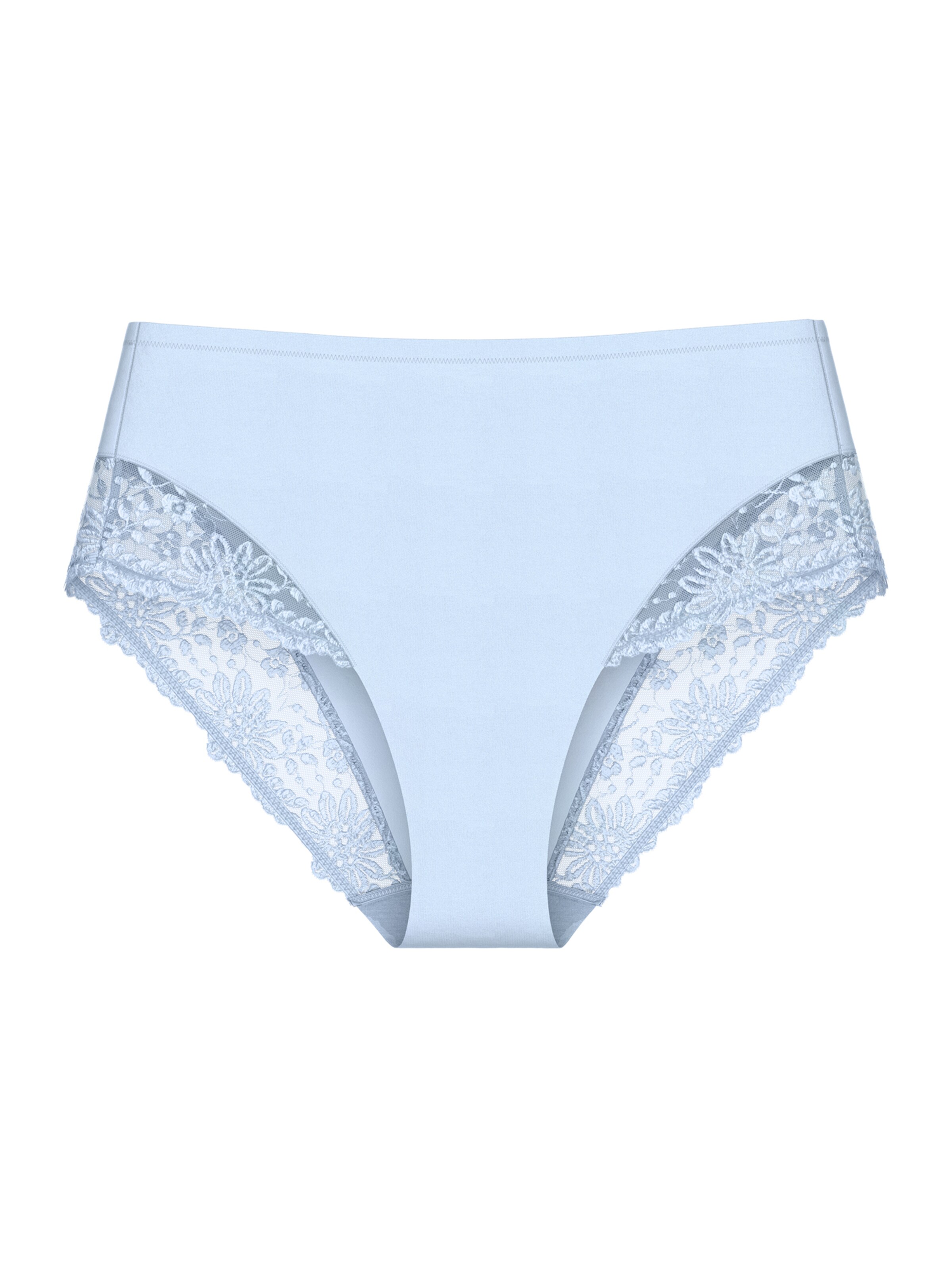 TRIUMPH - Cueca ' Ladyform Soft Maxi ' em azul: frente