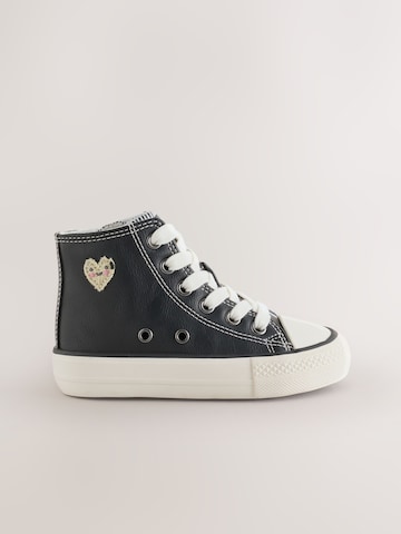 Next Sneaker 'Hi' in Schwarz