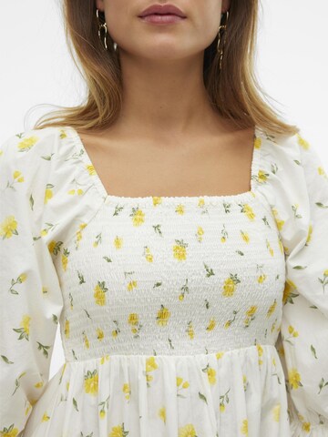 VERO MODA Kjole 'Elena' i hvid