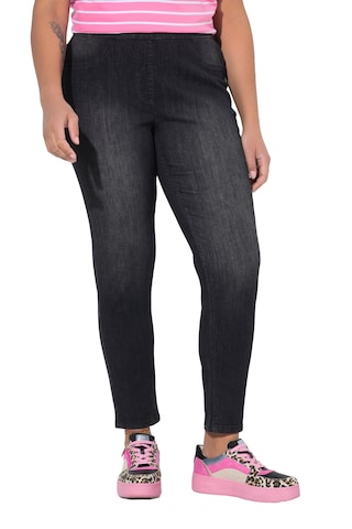 Angel of Style Skinny Jeggings in Schwarz: Vorderseite