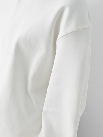 Bershka Sweatshirt in White