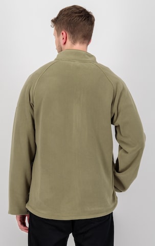 deproc Fleecejacke 'WAWA BAY' in Grün: Vorderseite