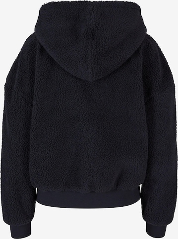 Urban Classics Zip-Up Hoodie in Black