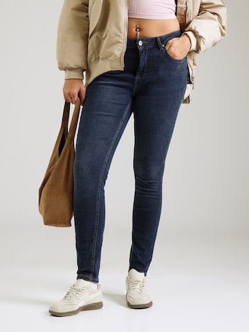 ONLY Carmakoma Skinny Jeans 'CARWilly' i blå: framsida