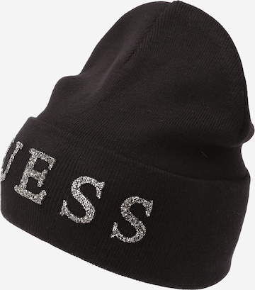 melns GUESS Cepure 'BEANIE': no priekšpuses
