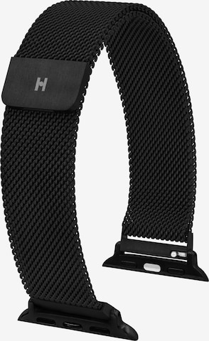 Orologio digitale 'Milanaise for Apple Watch' di HIRSCH Armbänder in nero: frontale