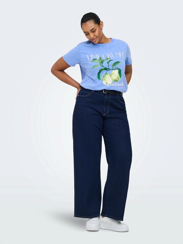 T-shirt 'CARSHANIA' ONLY Carmakoma en bleu