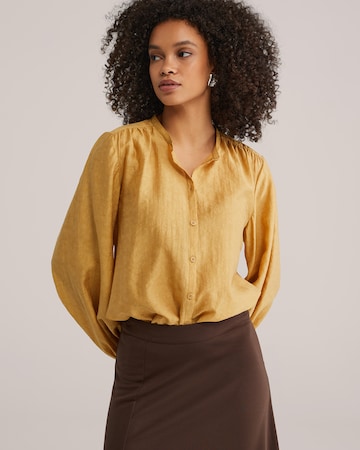 WE Fashion Blúz - sárga: elől