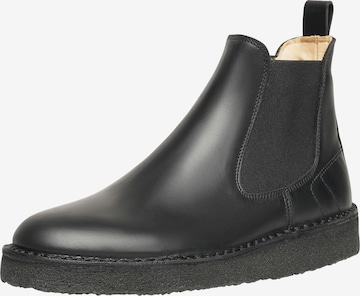 Henry Stevens Chelsea boots 'Betty CB-038' in Zwart: voorkant