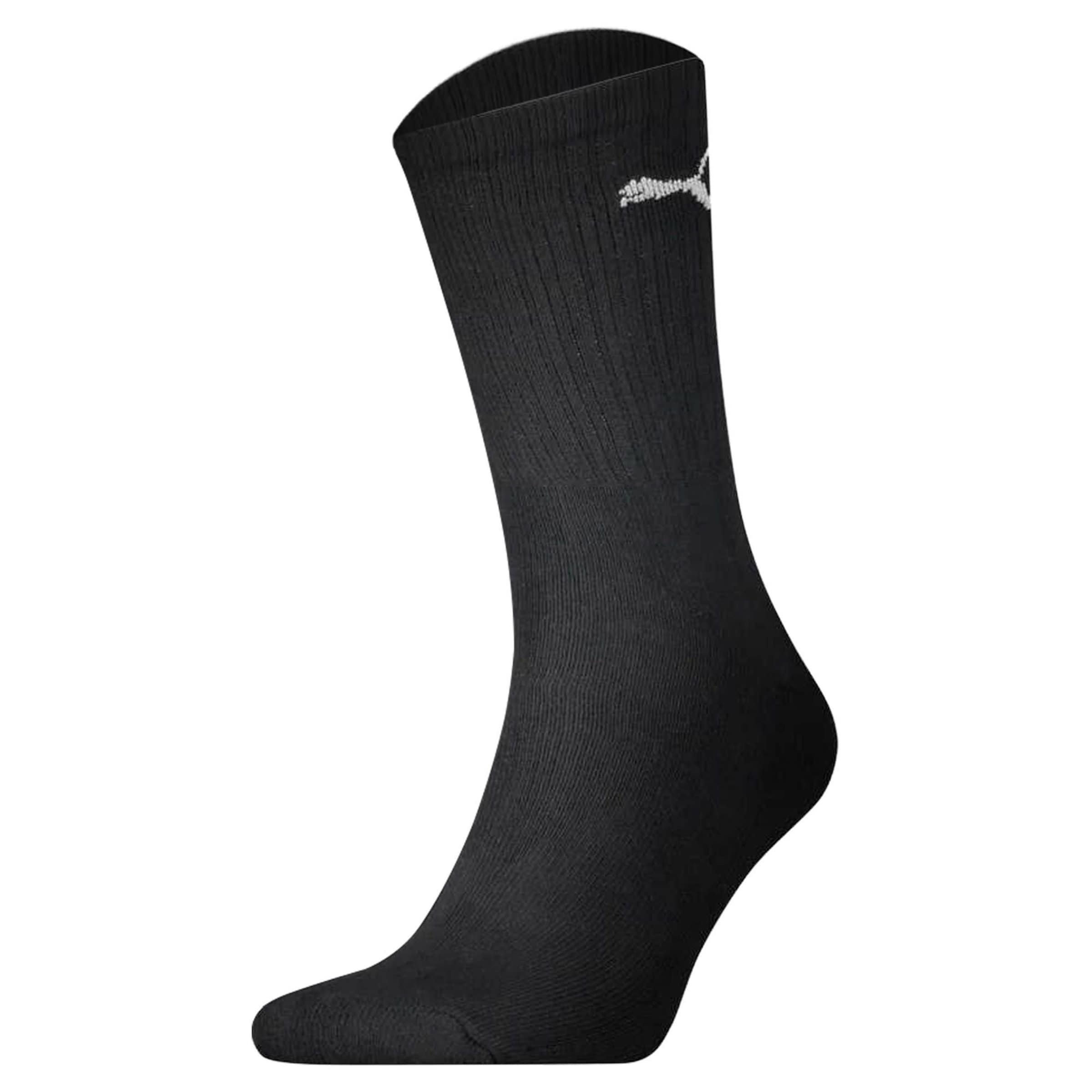 PUMA - Calcetines deportivos en negro: frente