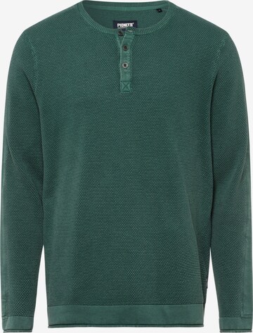 PIONEER Pullover in Grün: front