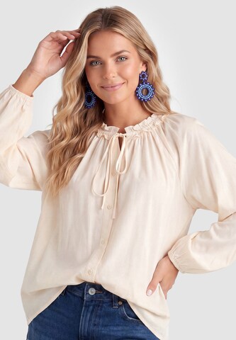 IZIA - Blusa em bege