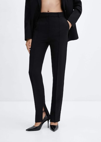 MANGO Regular Pleated Pants 'Nantes' in Black