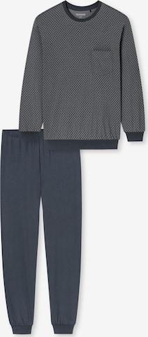 SCHIESSER Pyjama lang 'Comfort Essentials' in Grau: Vorderseite