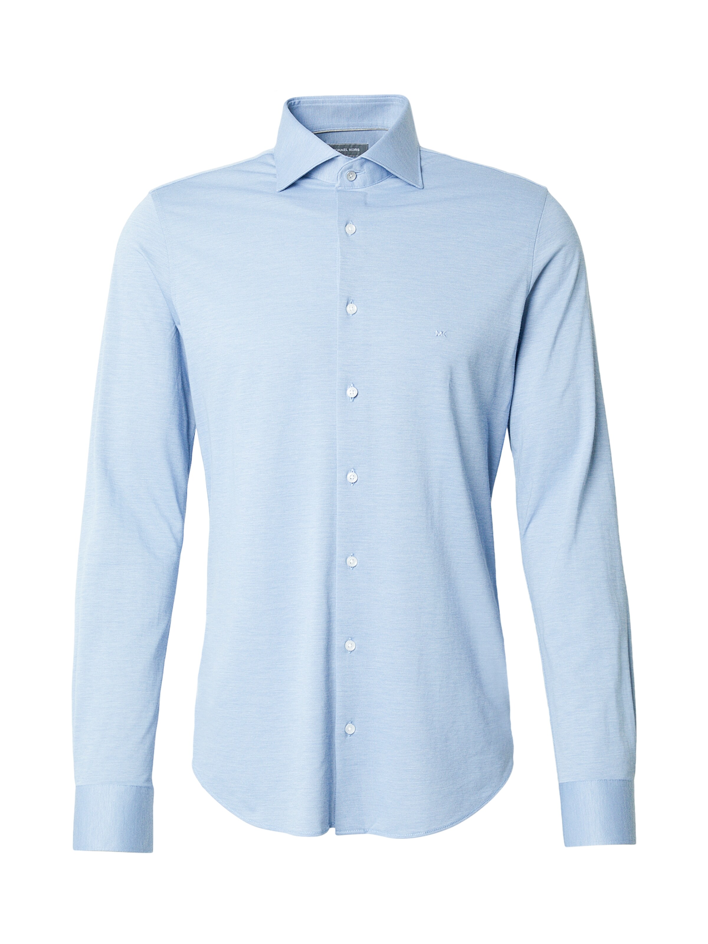 Michael Kors Slim fit Overhemd in Blauw: voorkant