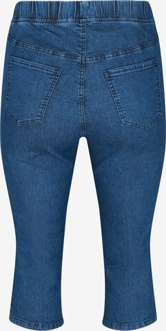 Zizzi Slimfit Jeans in Blauw