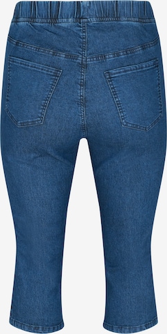 Zizzi Slimfit Jeans i blå