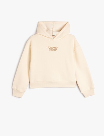 Koton Sweatshirt in Beige: voorkant
