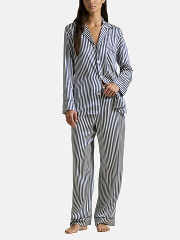 Polo Ralph Lauren Pajama ' Heritage Silk ' in Blue