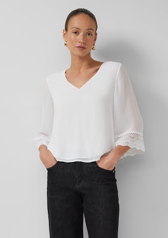 s.Oliver Blouse in Wit: voorkant