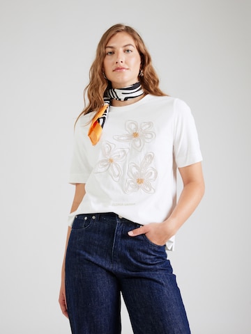 Tricou de la Cartoon pe bej: față
