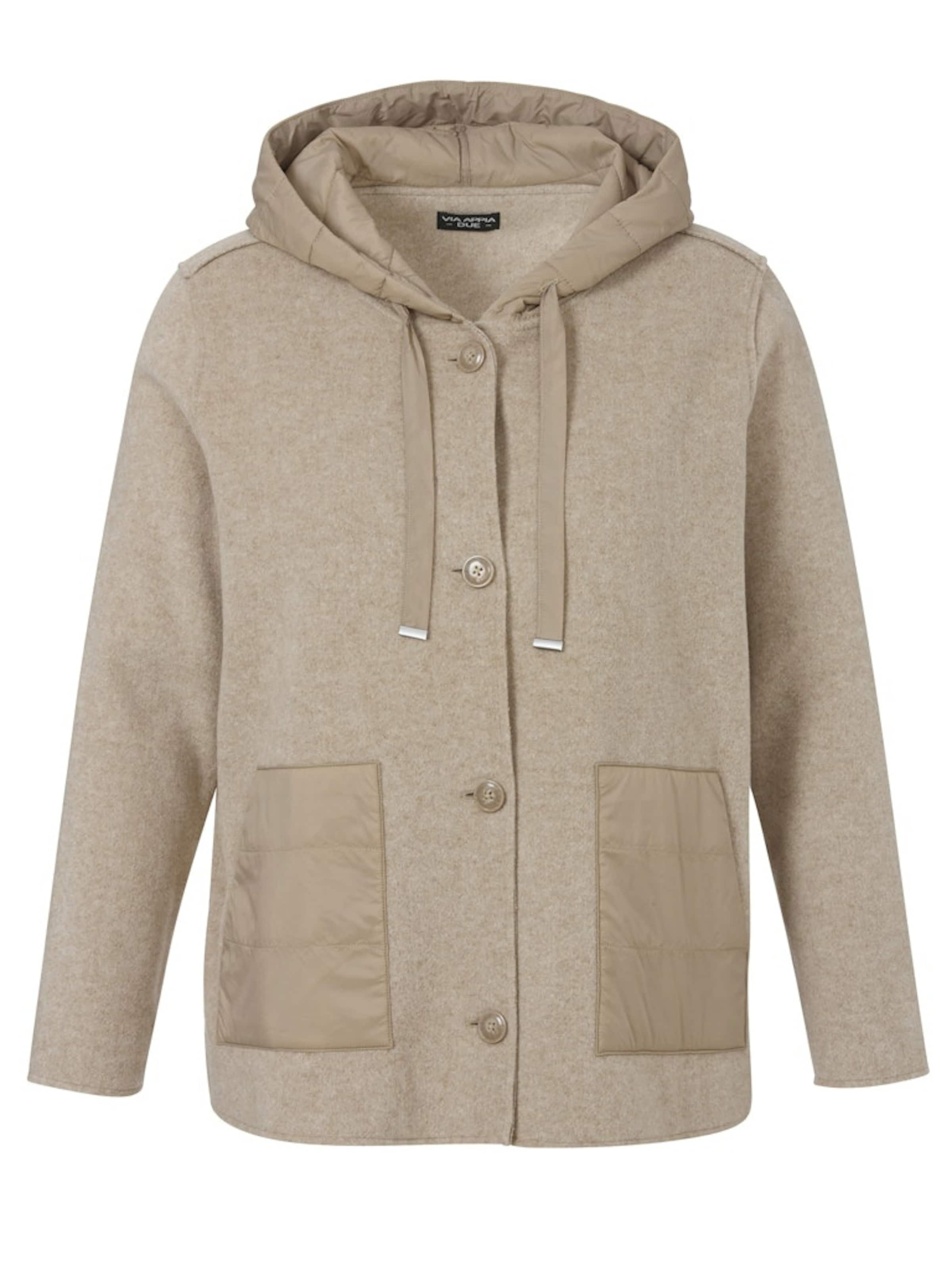 VIA APPIA DUE Between-season jacket in Beige: front