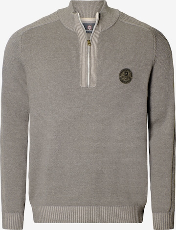 Jan Vanderstorm Pullover 'Benjas' in Grau: Vorderseite