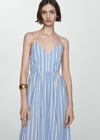 MANGO Лятна рокля 'Cristi' в синьо