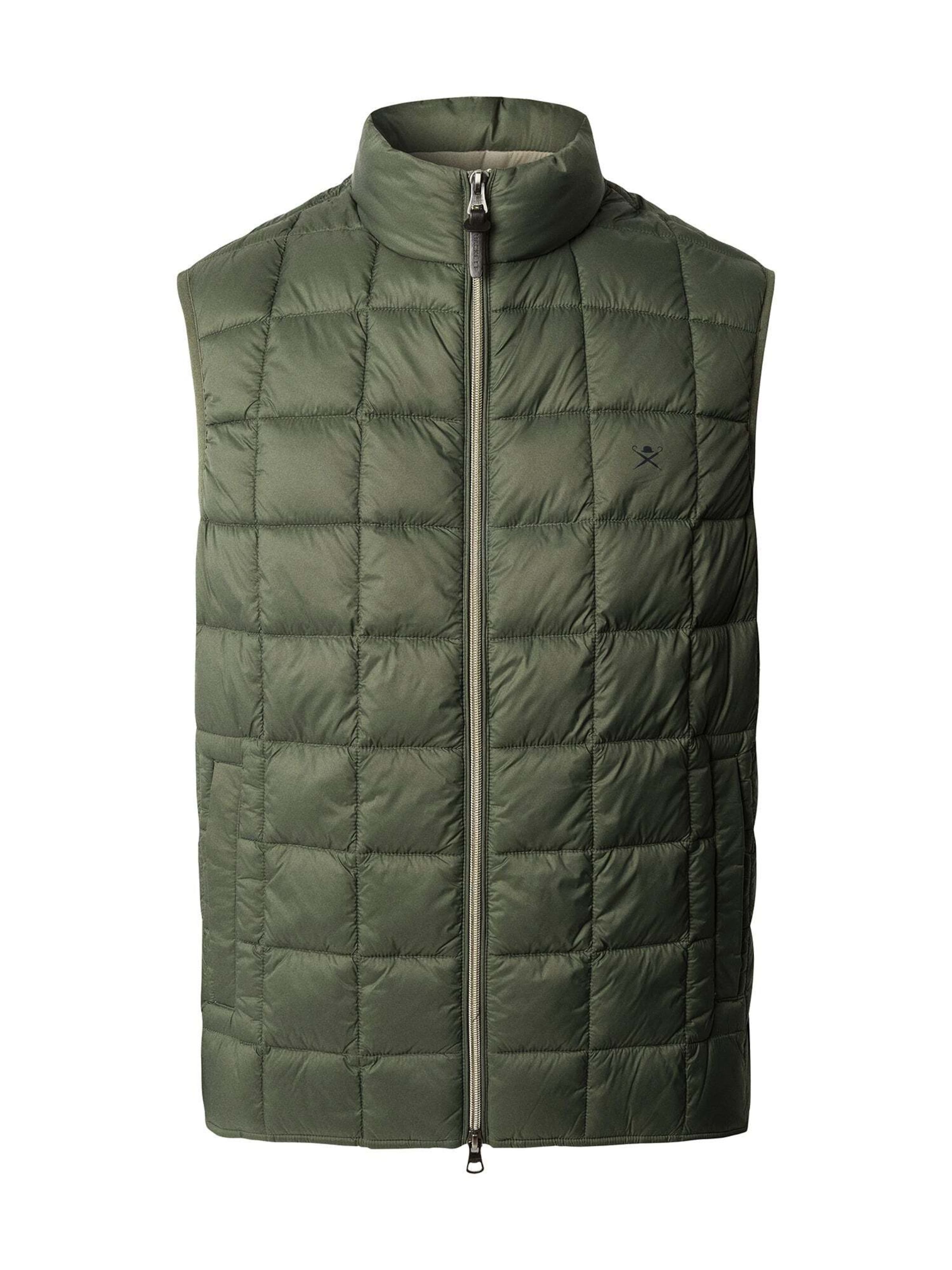 Hackett London Bodywarmer in Groen: voorkant