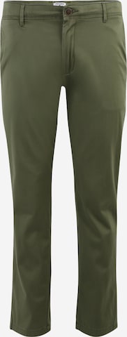 regular Pantaloni chino 'Marco' di Jack & Jones Plus in verde: frontale