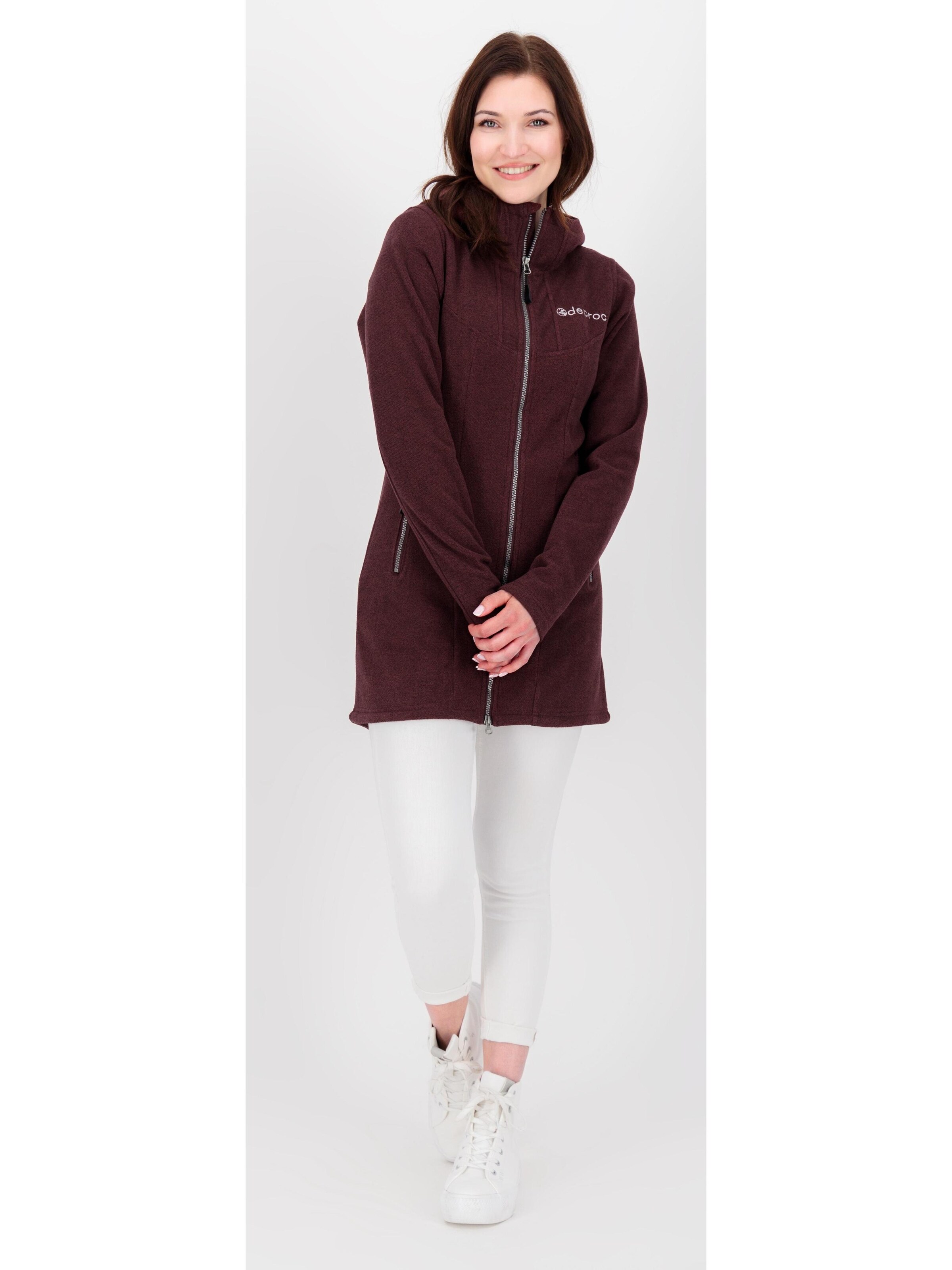 deproc Fleece Jacket 'GLORY APRIL' in Purple