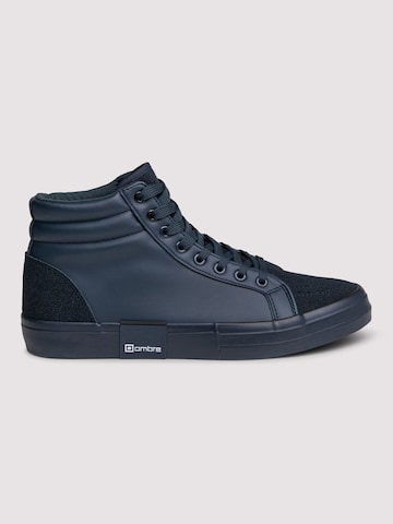 Ombre Sneakers hoog in Blauw