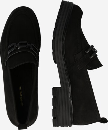 TOM TAILOR - Sapato Slip-on em preto