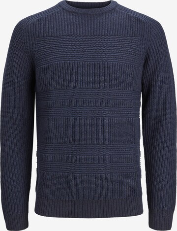 JACK & JONES Sweater 'DAVIS' in Blue: front