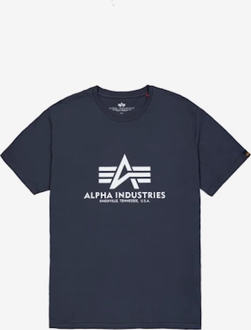 ALPHA INDUSTRIESMajica 'Basic' - plava boja: prednji dio