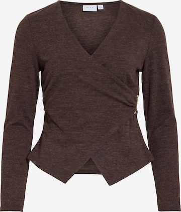Maglietta 'VIAnni' di VILA in marrone: frontale