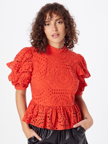 River Island - Camiseta en rojo: frente