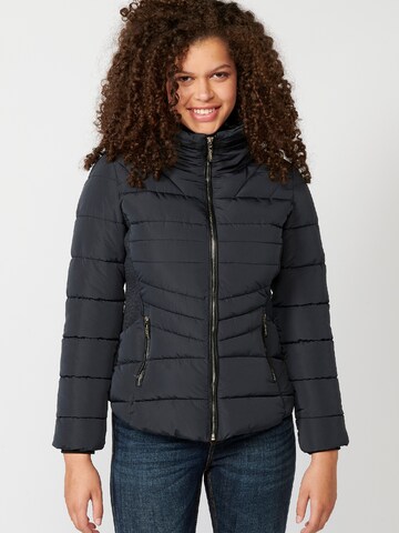 KOROSHI Winter jacket in Blue: front