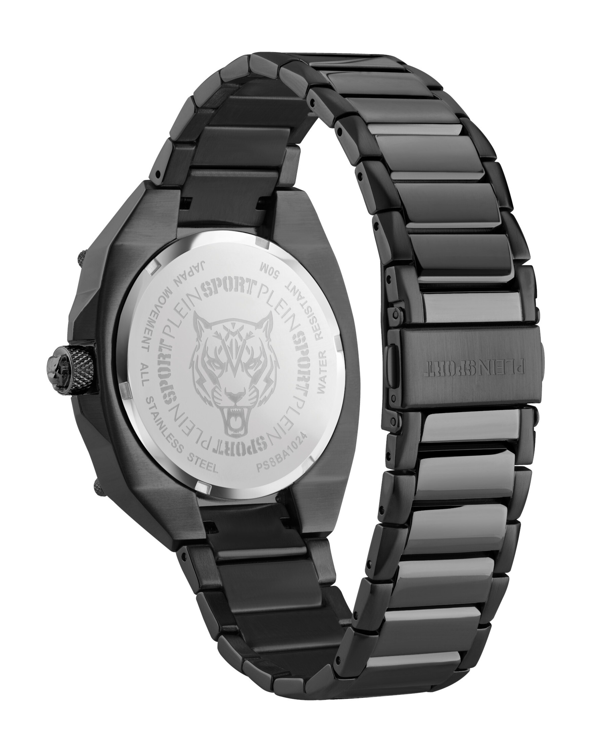 Plein Sport Analogt ur ' THUNDER FORCE ' i sort