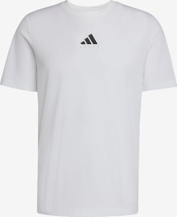 ADIDAS PERFORMANCE Funktionsshirt in Weiß: Vorderseite