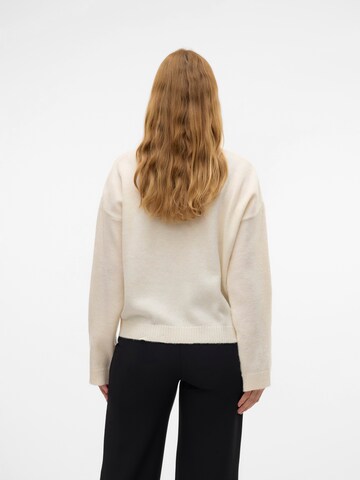 MAMALICIOUS Sweater 'MLDearsanta' in White