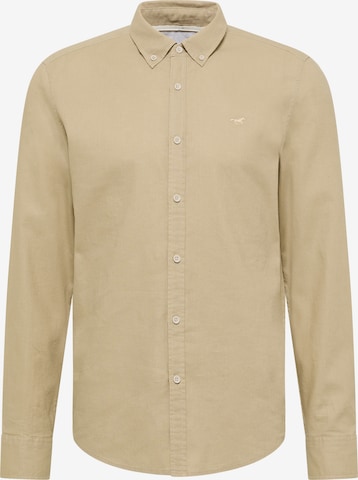 MUSTANG Hemd 'Rawlins' in Beige: Vorderseite
