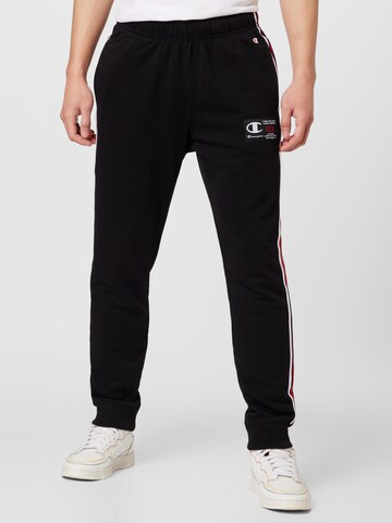 Champion Authentic Athletic Apparel Zwężany krój Spodnie w kolorze czarny: przód