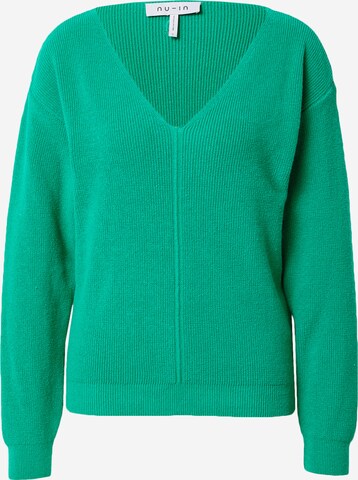 Pull-over NU-IN en vert : devant