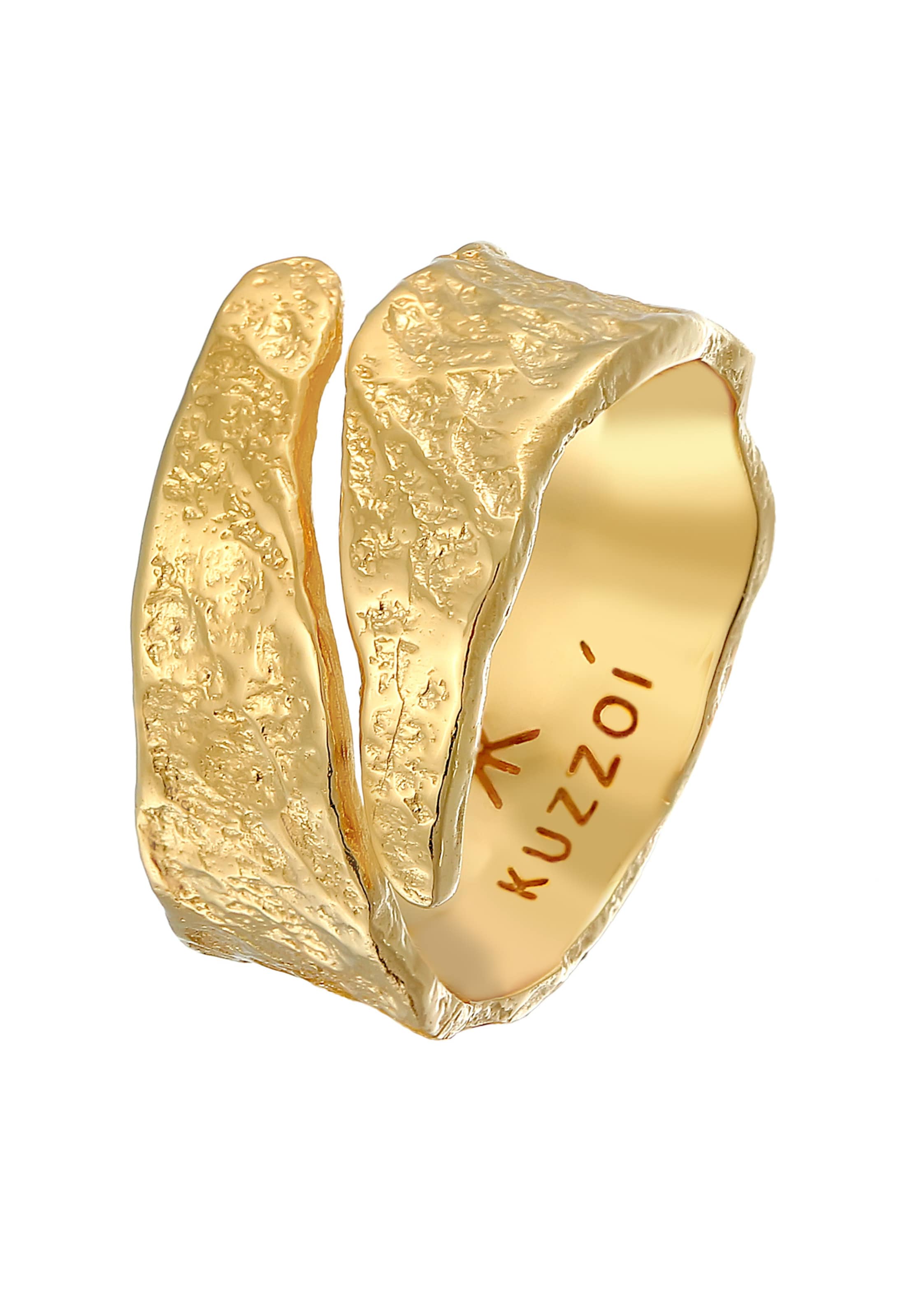 KUZZOI Кольцо в Золотой: спереди